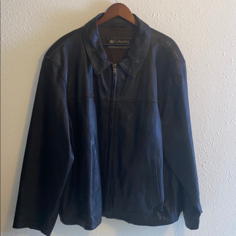 Columbia leather jacket